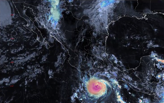El Huracán Otis tocaría tierra este miércoles El Huracán Otis tocaría tierra este miércoles