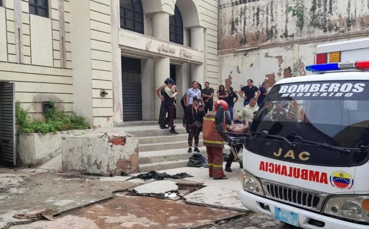 El hombre recibió atención médica El hombre recibió atención médica