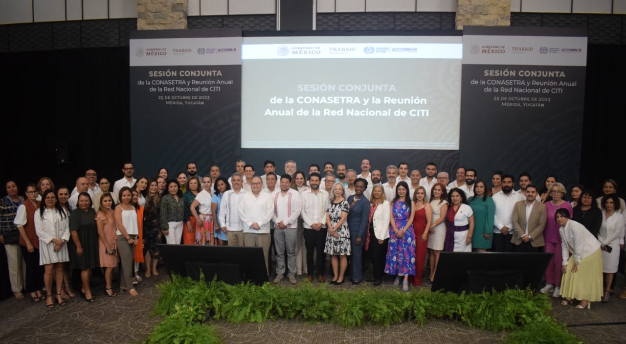La sesión fue con la Confederación Nacional de Secretarias y Secretarios del Trabajo y la Reunión de la Red Nacional de CITI La sesión fue con la Confederación Nacional de Secretarias y Secretarios del Trabajo y la Reunión de la Red Nacional de CITI