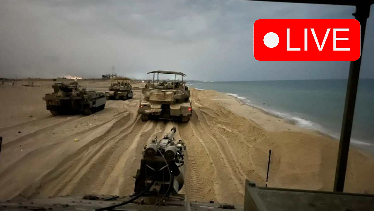 El ejército no ha aclarado si el movimiento de tropas es la invasión terrestre para derrocar a Hamás El ejército no ha aclarado si el movimiento de tropas es la invasión terrestre para derrocar a Hamás
