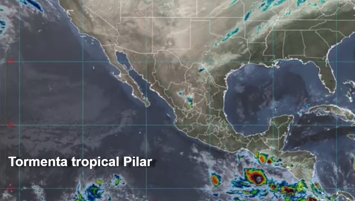 Tormenta tropical Pilar se forma al sur de frontera entre México y Guatemala Tormenta tropical Pilar se forma al sur de frontera entre México y Guatemala