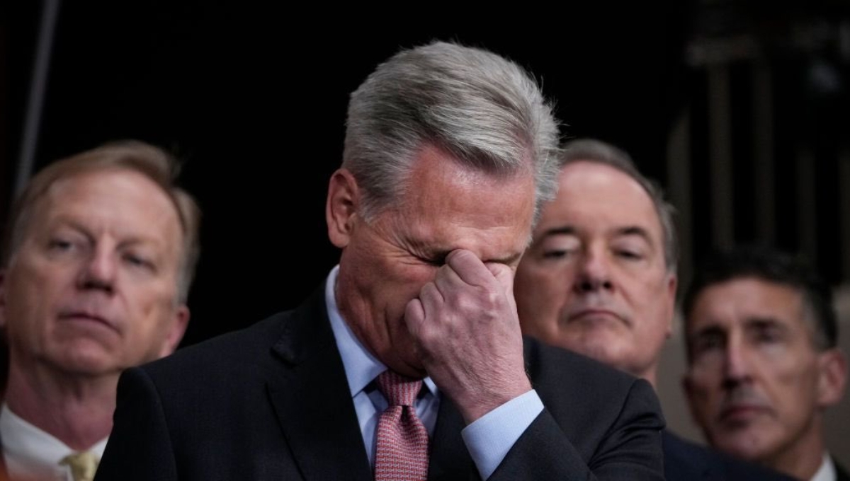 Kevin McCarthy fue destituido en una votación con 216 puntos en contra Kevin McCarthy fue destituido en una votación con 216 puntos en contra