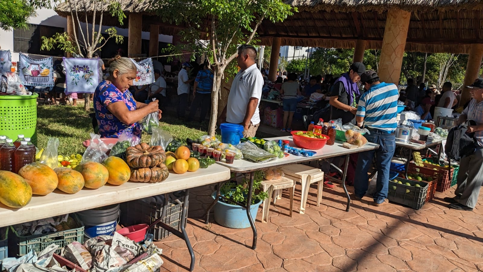 Se pudo ver a muchos productores de diferentes municipios