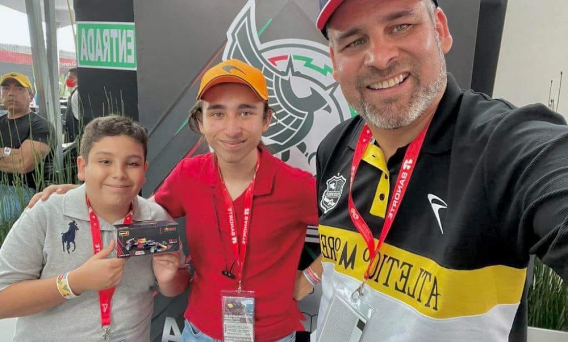 Captan al gobernador de Michoacán en el Gran Premio de México 2023