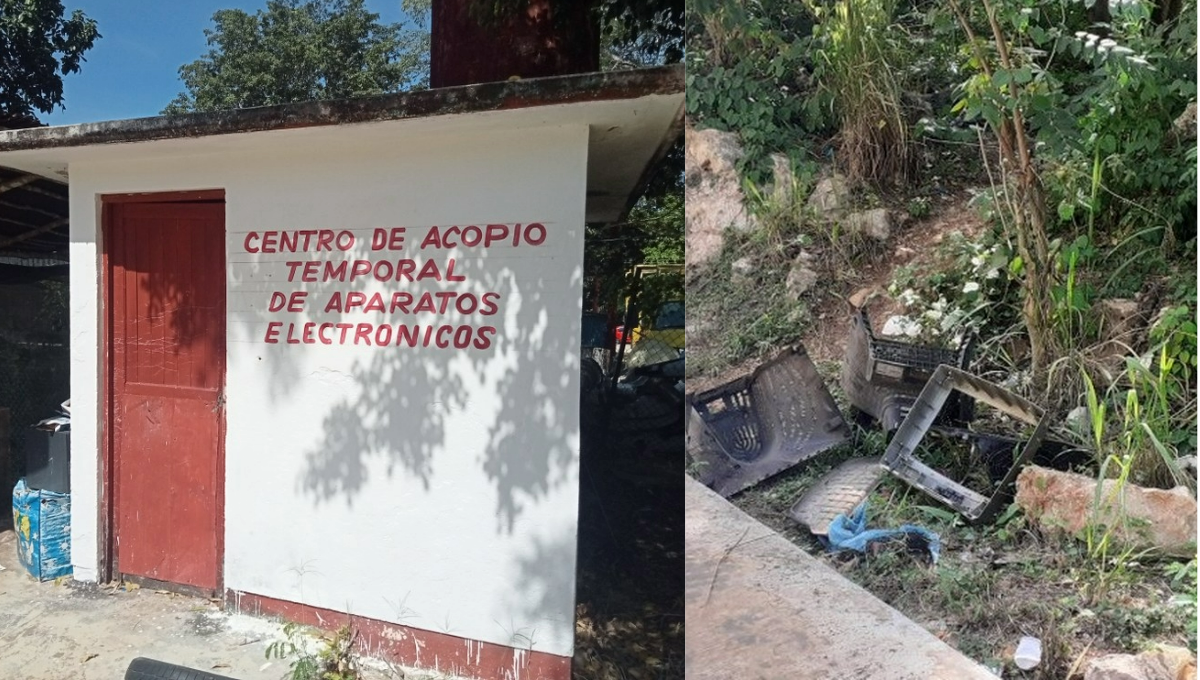 La gente prefiere tirar estos artículos en cualquier lado, en lugar de llevarlos al centro de acopio; desde noviembre de 2022 no se juntó ni una tonelada