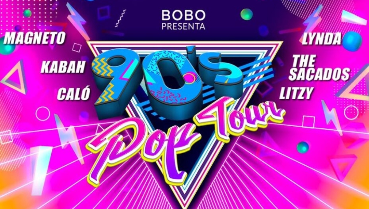 Organizadores del 90's pop tour reagendan la presentación del show en Mérida
