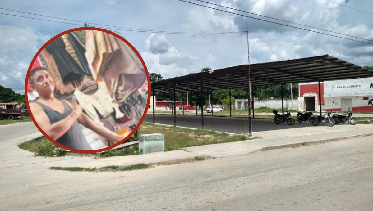 Exhiben a hombre ebrio de Acanceh por pedir besos a jóvenes mientras trabajan
