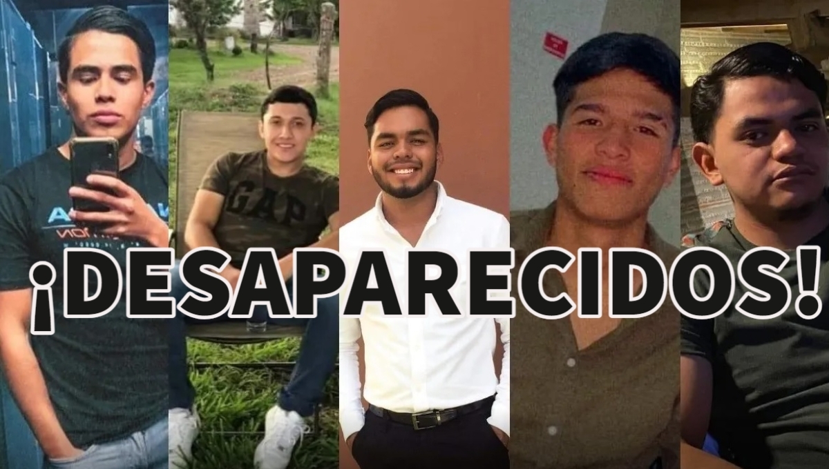 Aún se desconoce el paradero de los cinco jóvenes Aún se desconoce el paradero de los cinco jóvenes