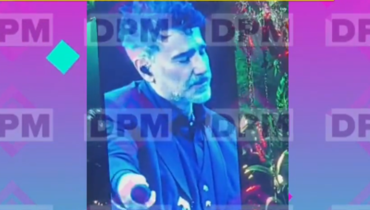 Alejandro Fernández se durmió en el escenario. Foto: Especial