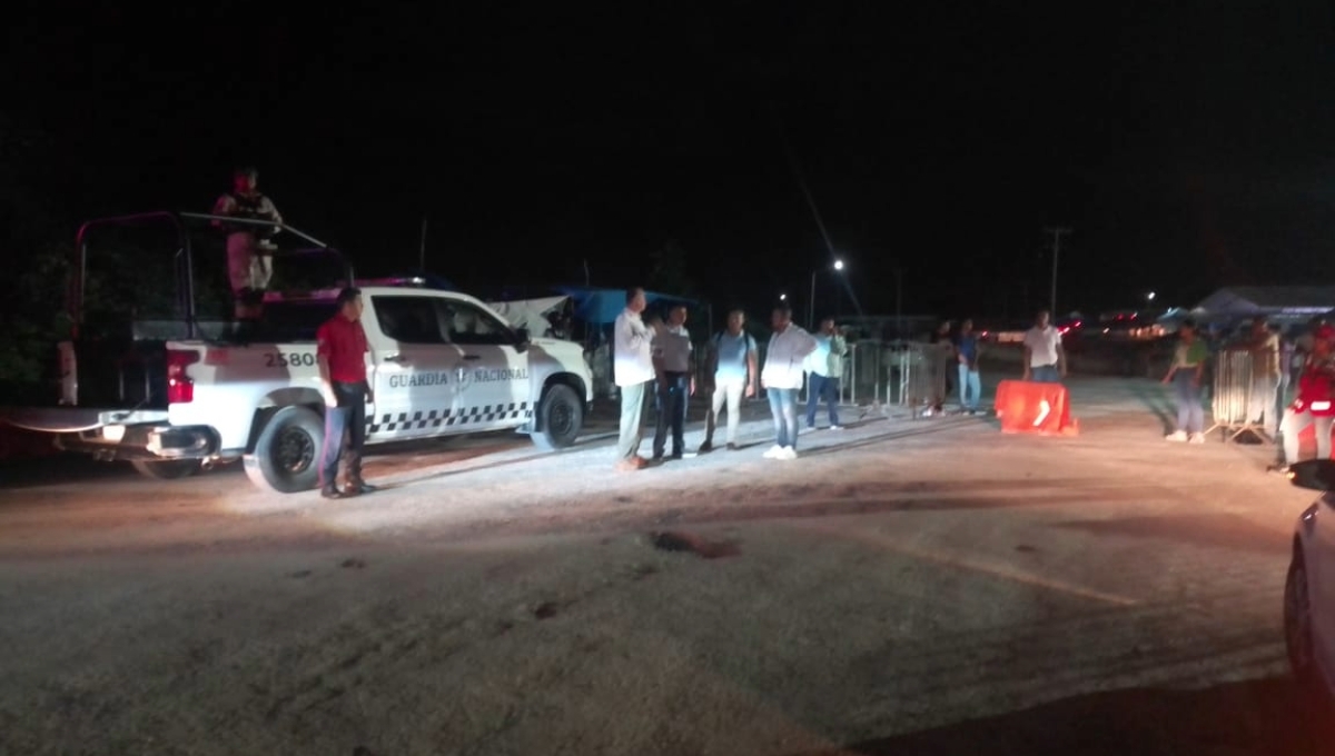Funcionarios que lo acompañarán en La Mañanera arribaron a la estación del Tren Maya desde las cuatro de la mañana Funcionarios que lo acompañarán en La Mañanera arribaron a la estación del Tren Maya desde las cuatro de la mañana