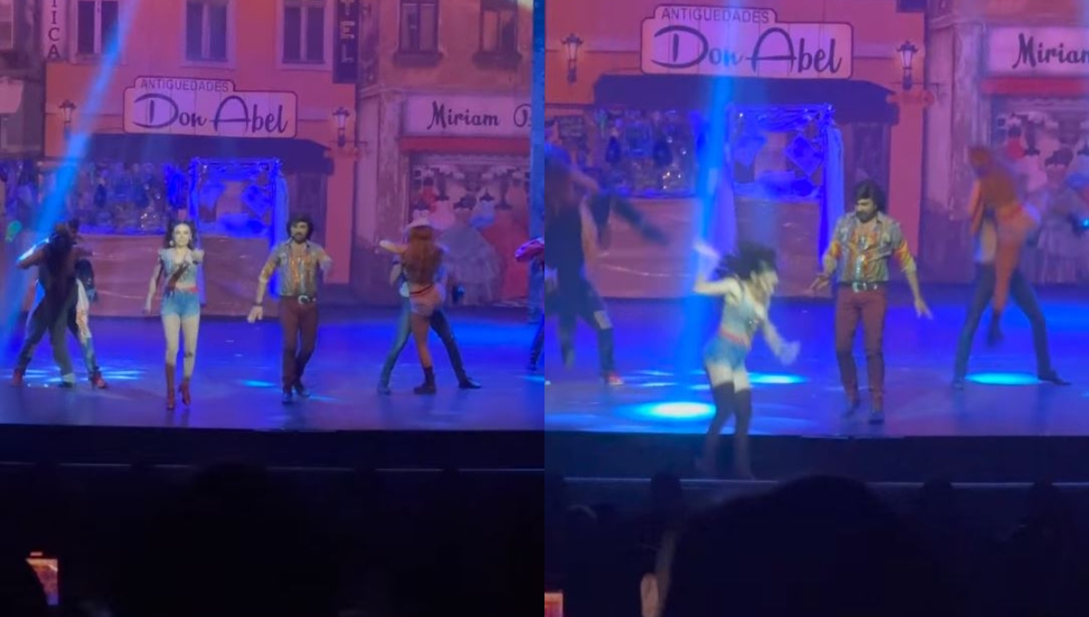 Violeta Isfel presentó dolor de espalda tras la caída