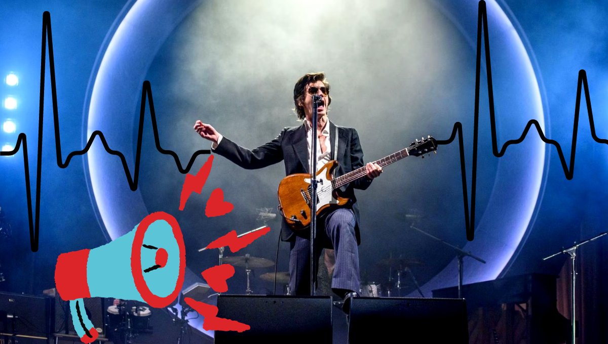 El sismo sorprendió al grupo en el Foro Sol. Foto: Especial