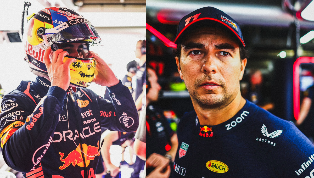 Checo Pérez tuvo que salir de la carrera luego de una carambola