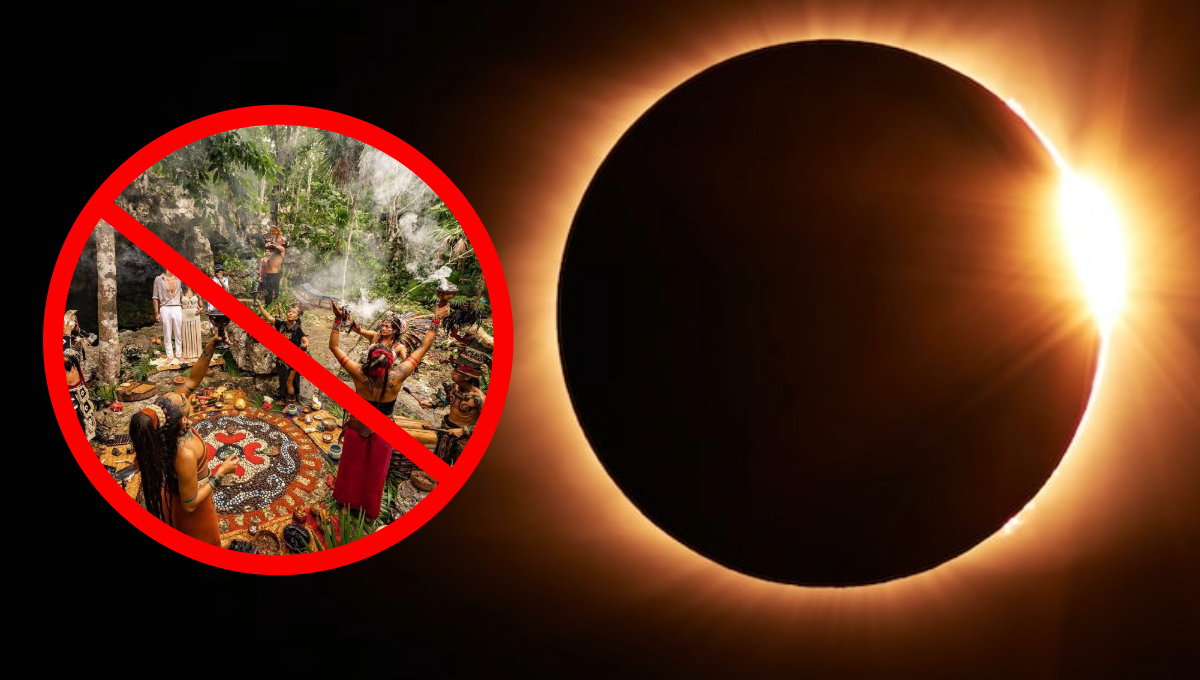 La ceremonias mayas no serán permitidas durante el Eclipse solar anular en las zonas arqueológicas La ceremonias mayas no serán permitidas durante el Eclipse solar anular en las zonas arqueológicas
