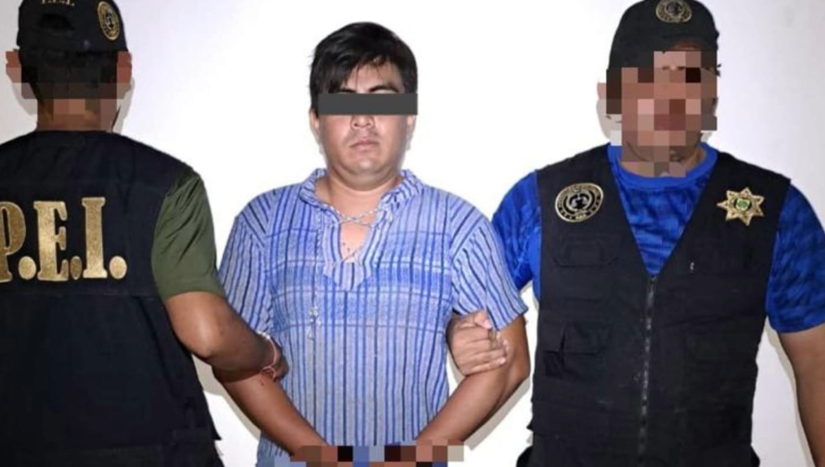El hombre intentó escapar, pero fue detenido por elementos de la PEI El hombre intentó escapar, pero fue detenido por elementos de la PEI