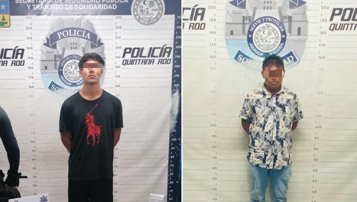 Caen dos presuntos ladrones de moto en Playa del Carmen