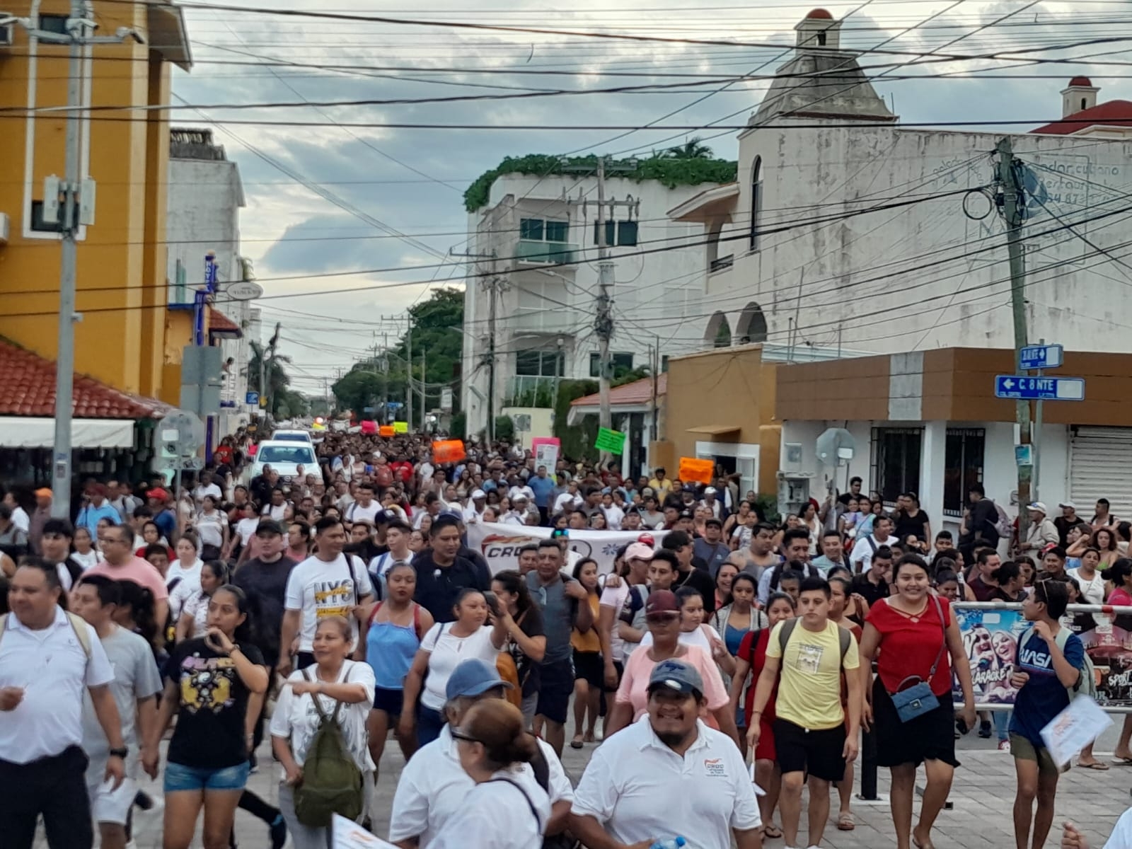 Marchan por las 40 horas