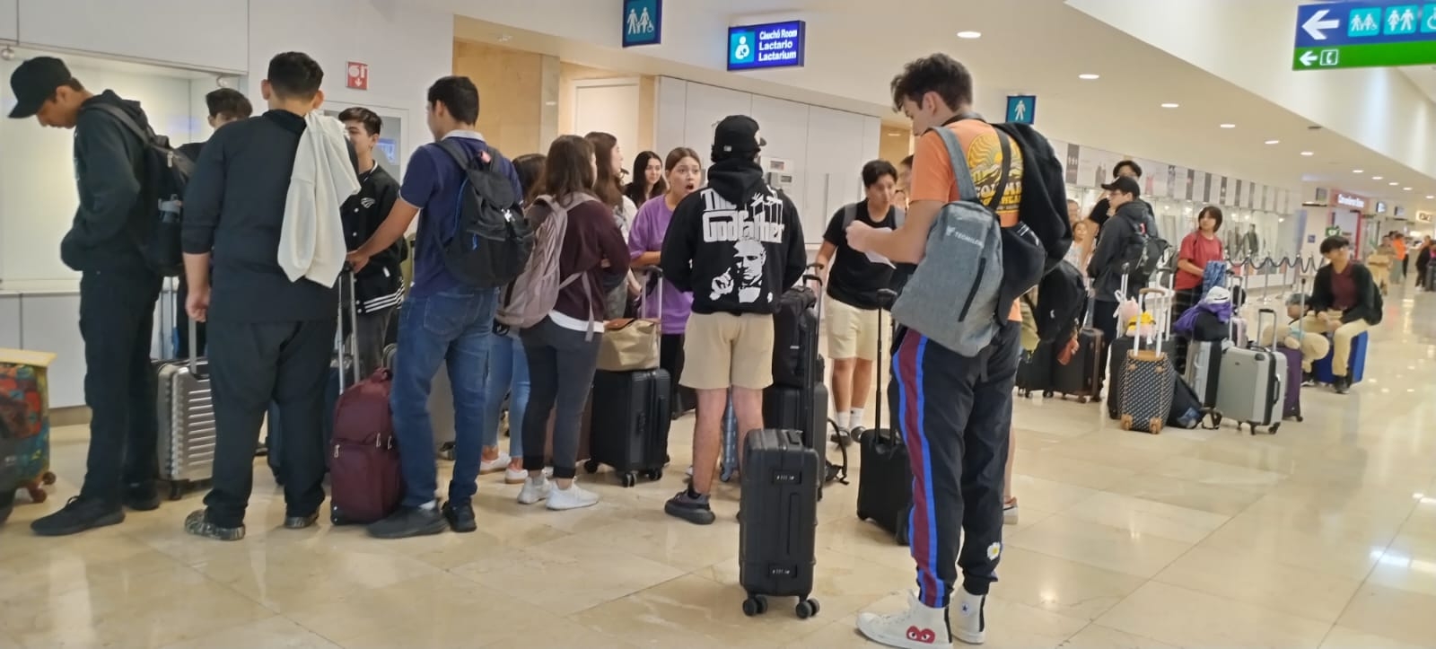 El aeropuerto de Mérida registra buena afluencia de pasajeros El aeropuerto de Mérida registra buena afluencia de pasajeros