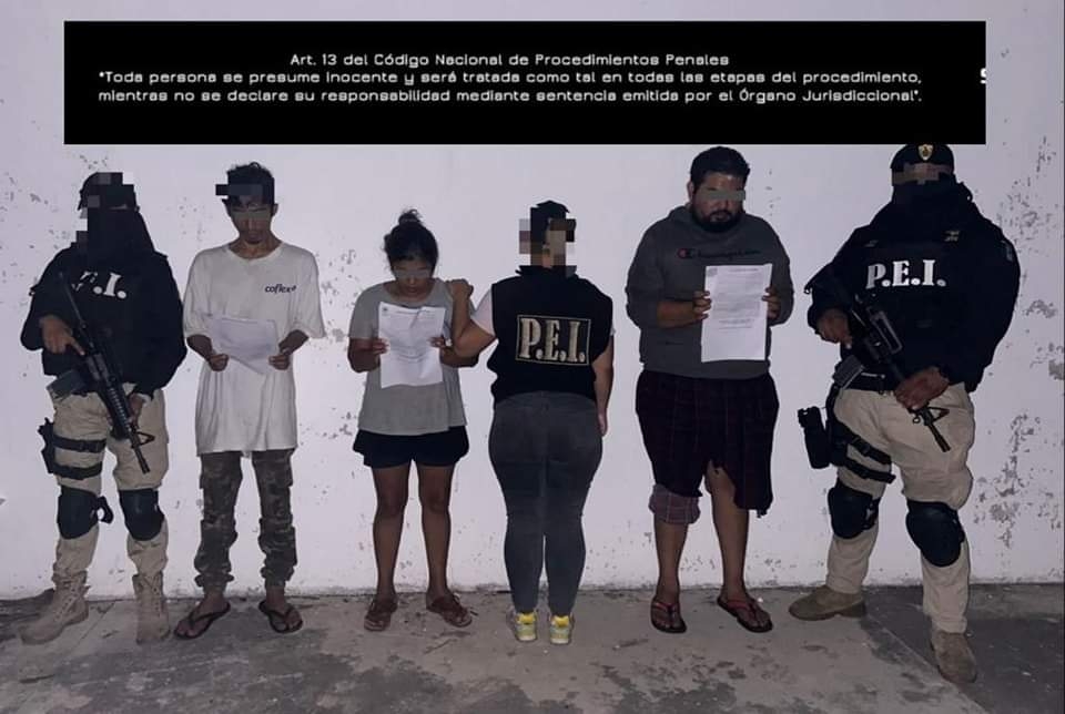 Detienen a 8 presuntos implicados en el homicidio de un hombre al Sur de Mérida