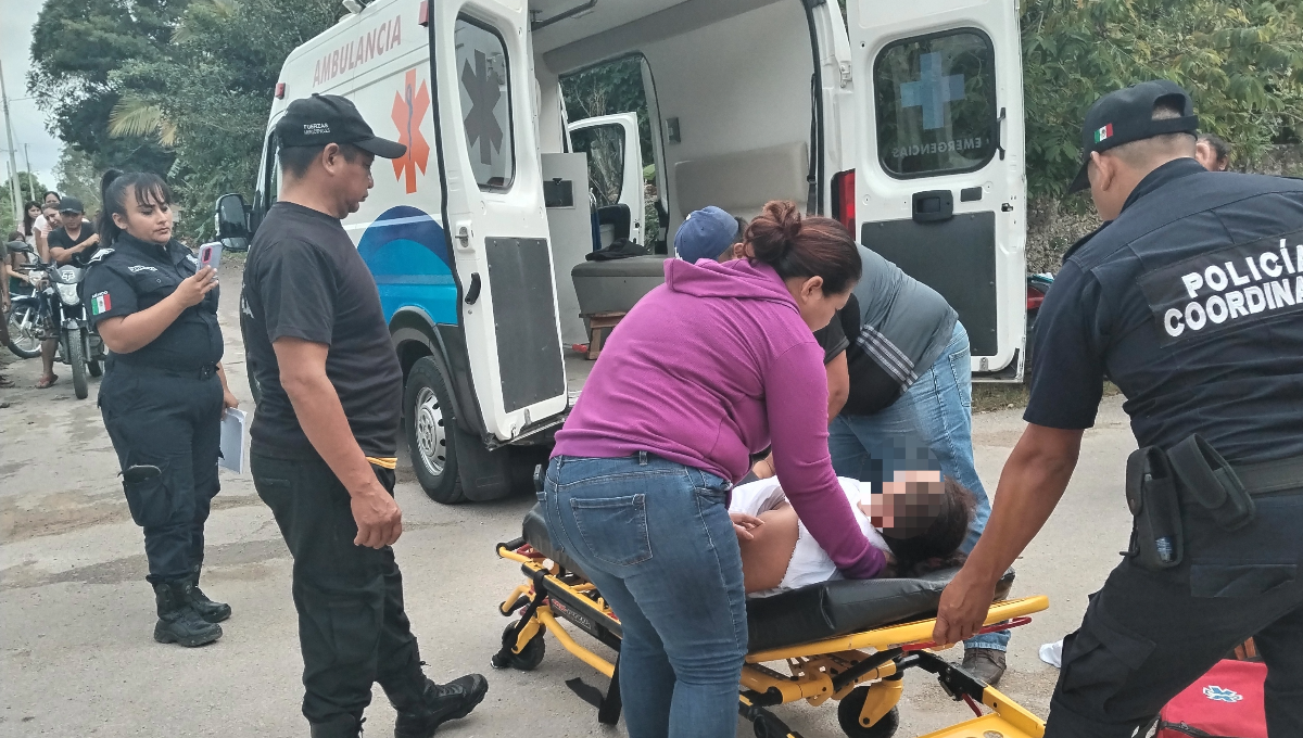 Ambas motos involucradas en el choque presentaron daños materiales de consideración
