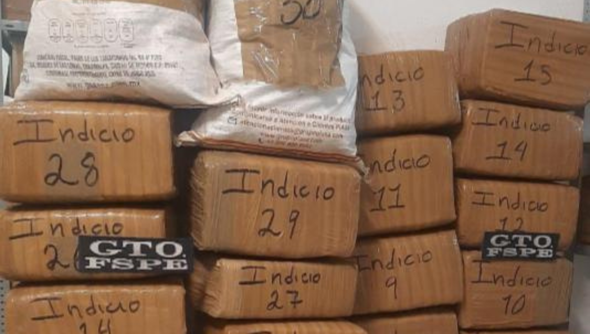 El aseguramiento fue en coordinación con la FGE Guanajuato
El aseguramiento fue en coordinación con la FGE Guanajuato