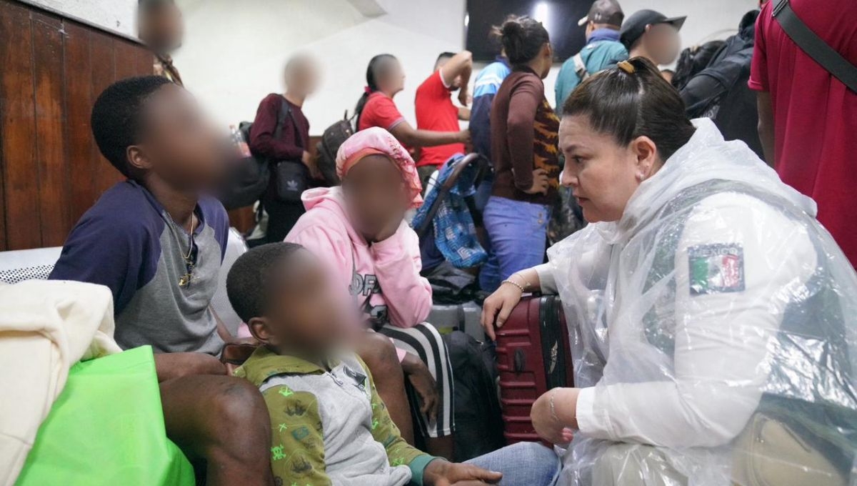 El Instituto Nacional de Migración recató a 246 migrantes extranjeros que permanecían en áreas públicas de la CDMX.