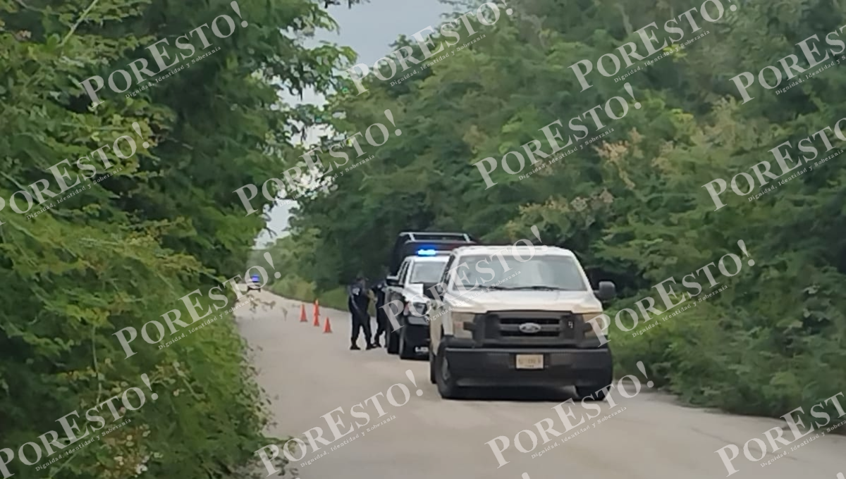 Al lugar los primeros en hacer acto de presencia fueron los elementos de la Policía Municipal