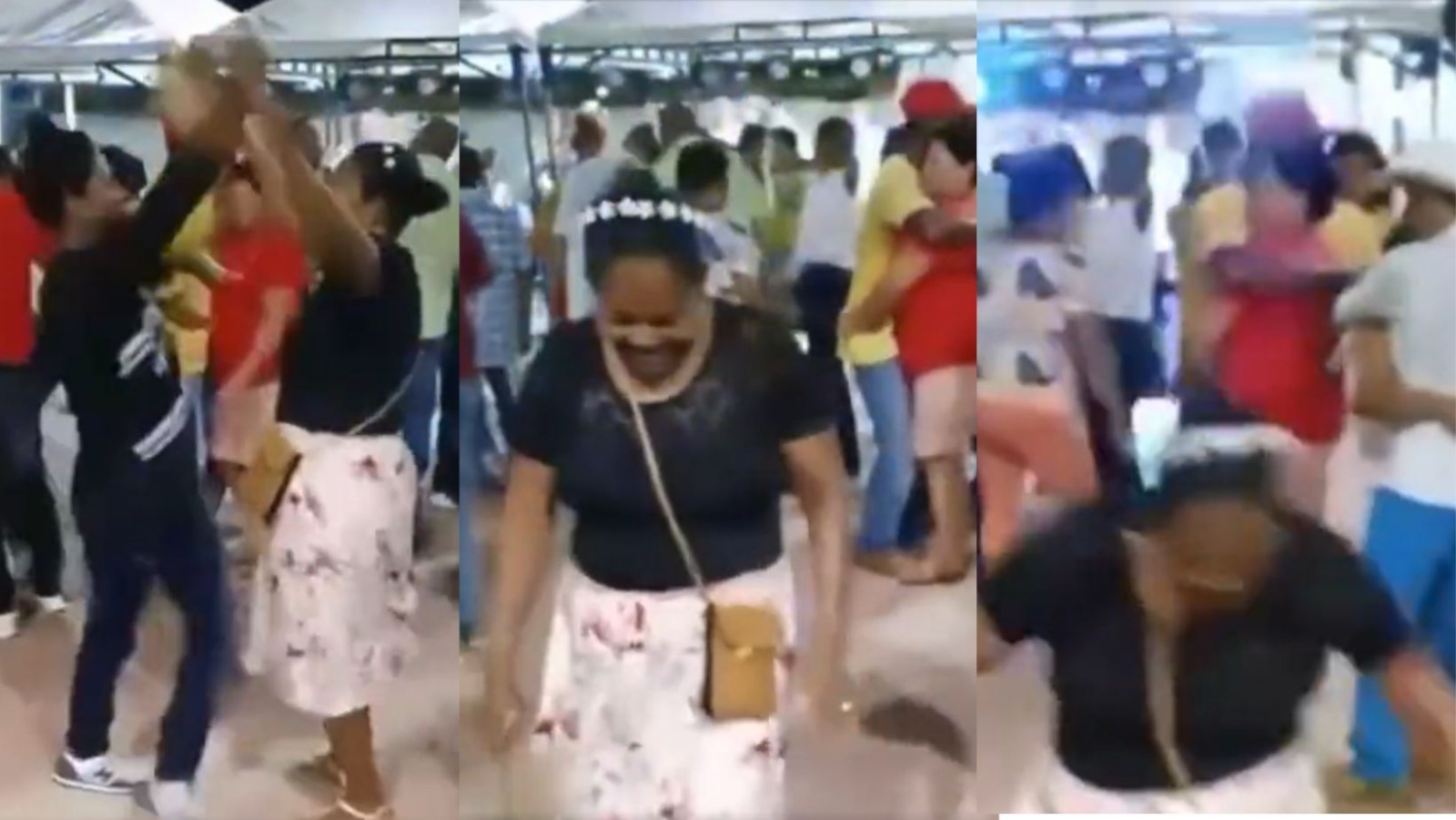 Mujer pierde la vida de un infarto mientras bailaba en una fiesta en Colombia Mujer pierde la vida de un infarto mientras bailaba en una fiesta en Colombia