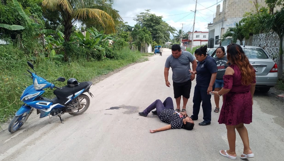 La acompañante resultó con lesiones, mientras de la guiadora sólo fue el susto La acompañante resultó con lesiones, mientras de la guiadora sólo fue el susto