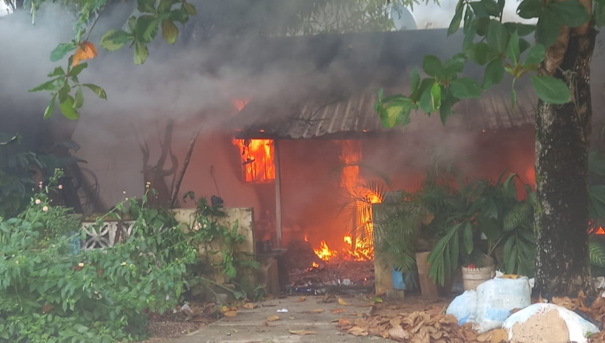 En el incendio se registraron graves daños materiales