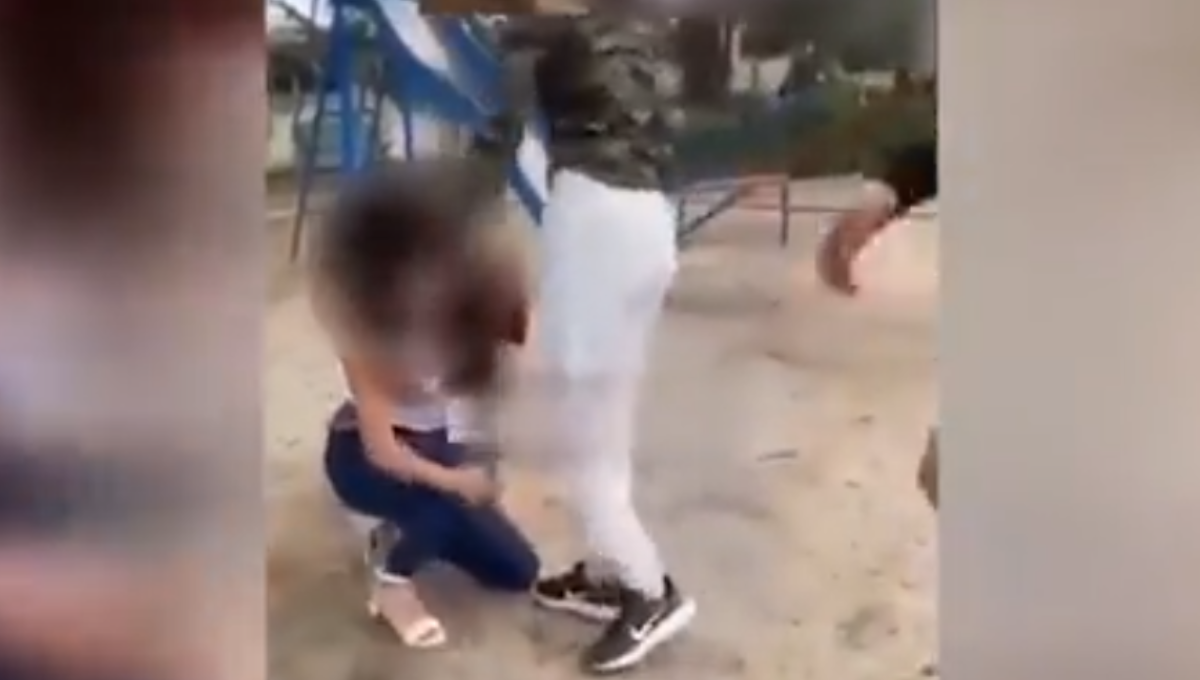 La joven resultó con varios golpes en el cuerpo