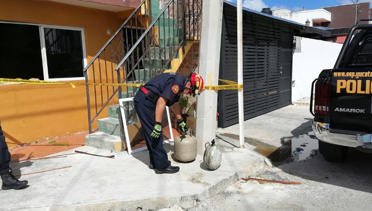 La estufa de una cocina económica, en la colonia Nueva Alemán, estaba encendida cuando ocurrió una fuga