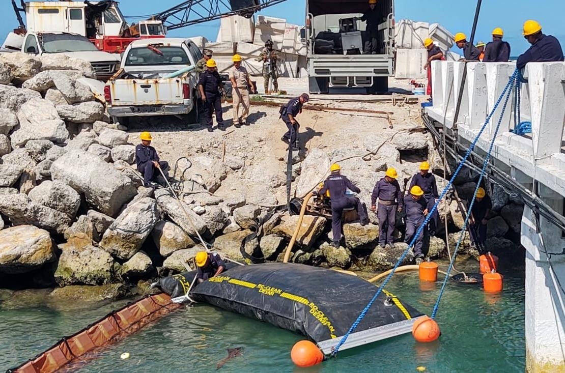 El operativo se realizó en la costa de Progreso