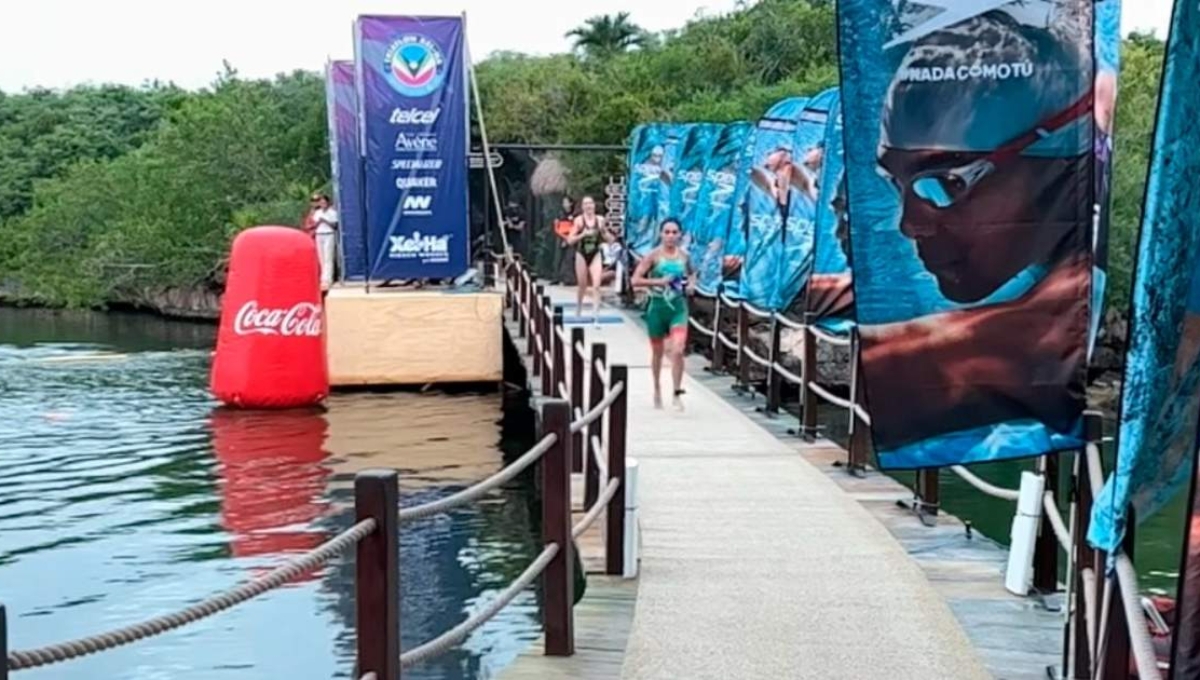 Grupo Xcaret confirmó la muerte de un atleta durante el Triatlón Xel-Há