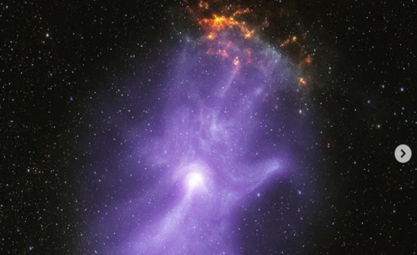 Esta fue la imagen que compartió la NASA en sus redes