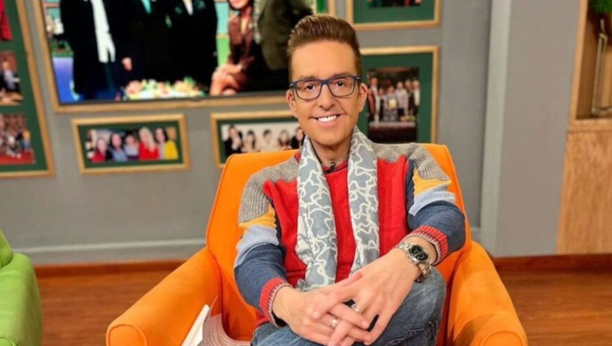 Así lució en su regreso al programa de espectáculos. Foto: Especial Así lució en su regreso al programa de espectáculos. Foto: Especial