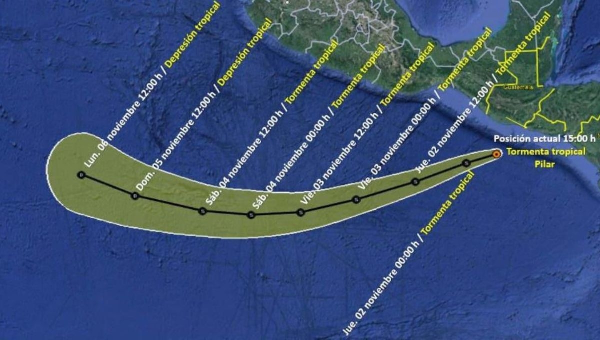 La Tormenta Tropical Pilar se aleja de Guatemala sin causar graves afectaciones La Tormenta Tropical Pilar se aleja de Guatemala sin causar graves afectaciones