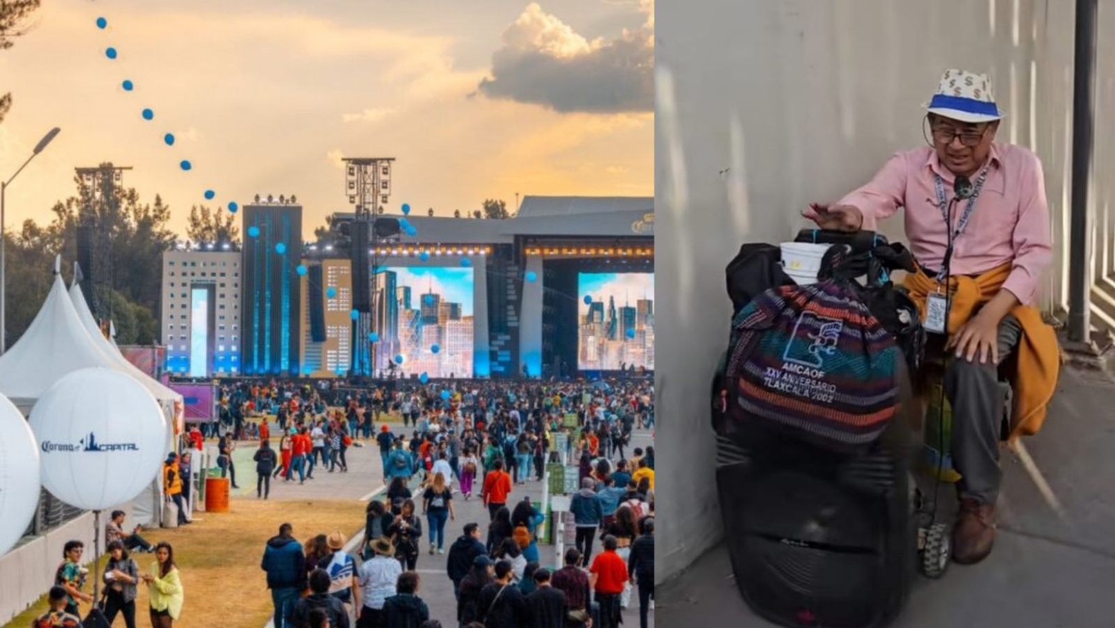 Señor viral 'Cómo te extraño' se despide del Corona Capital: VIDEO