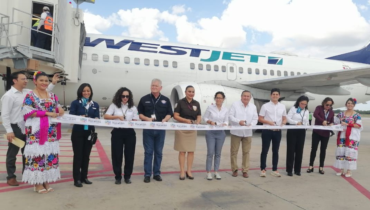 Los vuelos de la ruta Canadá-Mérida serán sólo los martes