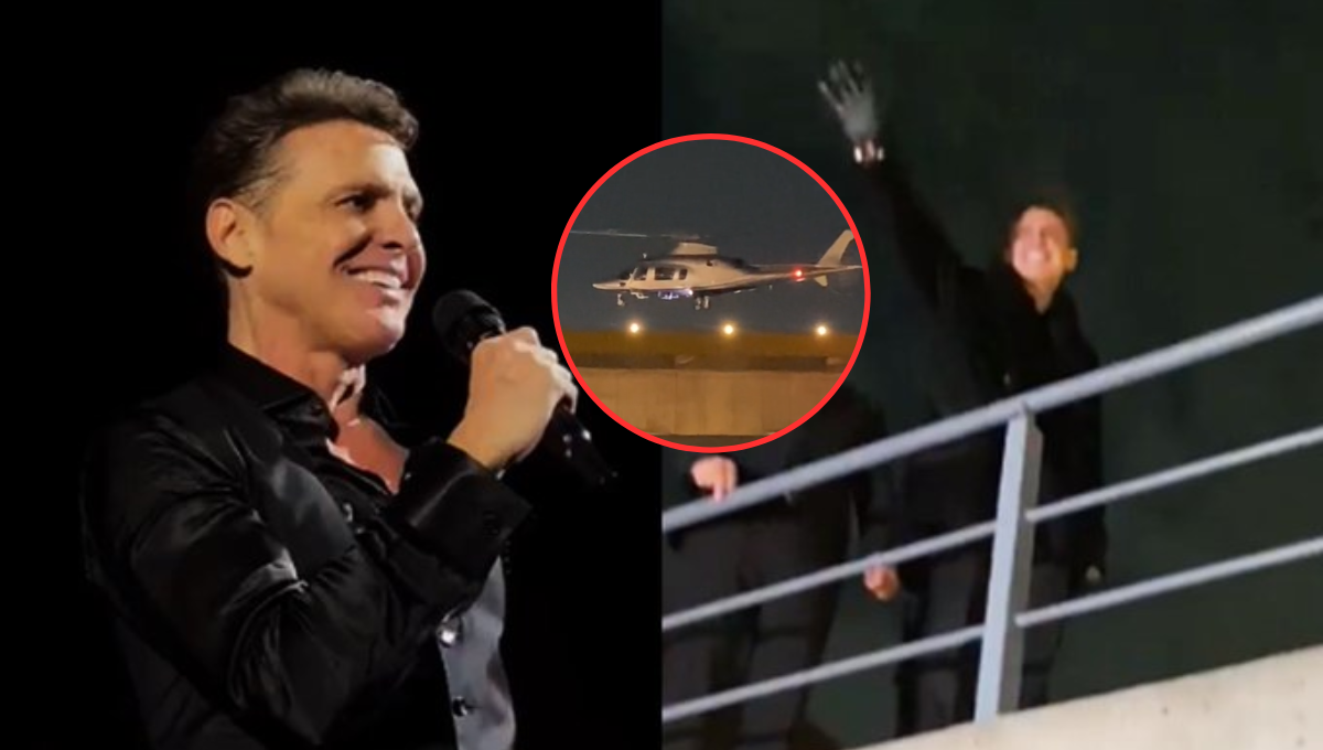 La salida de Luis Miguel en la CDMX. Foto: Especial