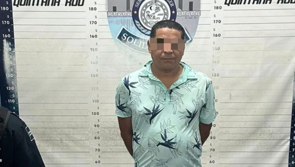 Javier “N”, fue detenido en Centro Maya Javier “N”, fue detenido en Centro Maya