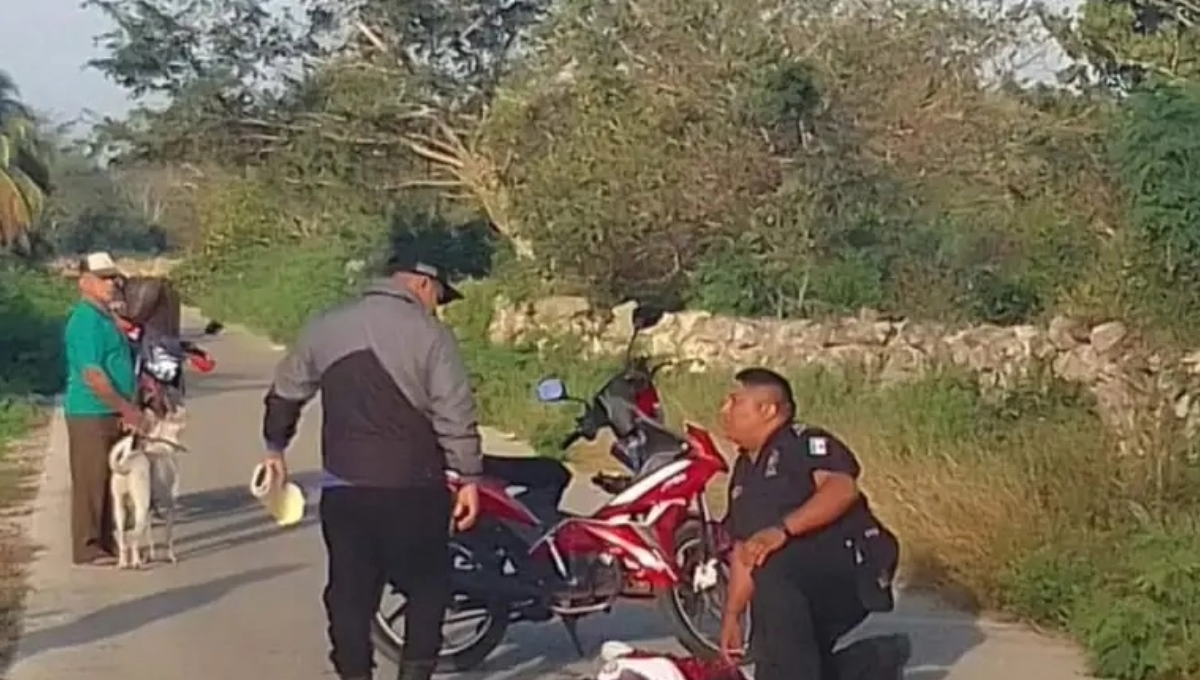 La motocicleta fue llevada a la Comandancia para el deslinde de responsabilidades