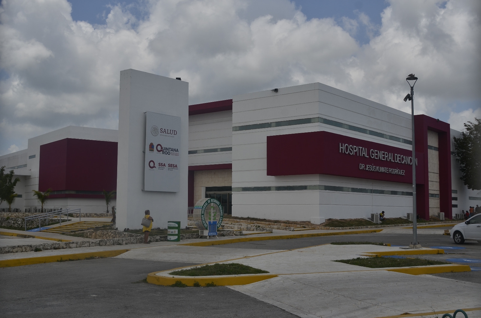 Tuvo que ser llevada al hospital general ya que presentaba posibles fracturas