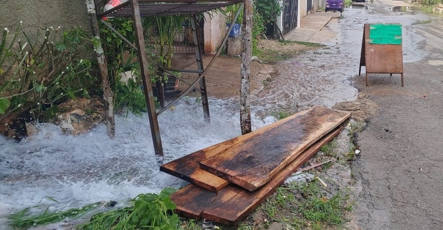 Ocurrió sobre la calle Jacinto Pat entre Chichankanab y Sabán de la colonia Guadalupe.
