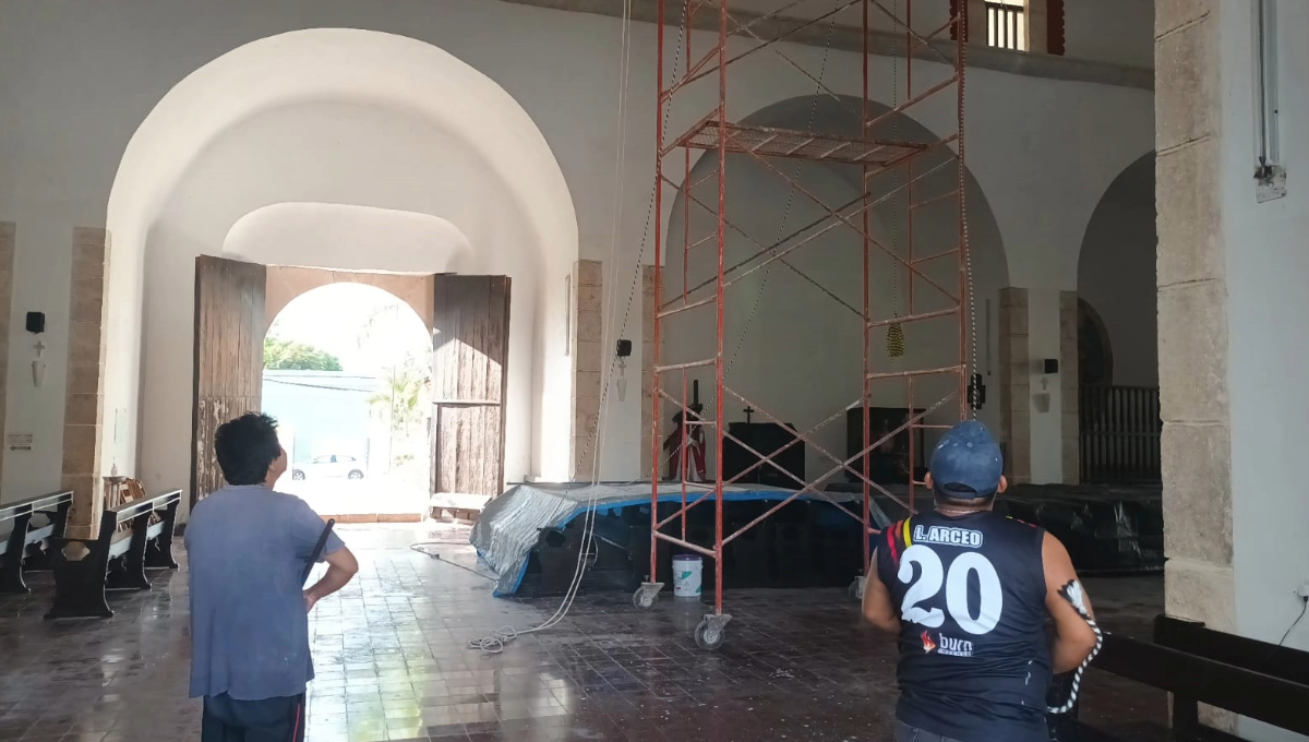 El ciudadano añadió que se estiman dos semanas para que se estén haciendo los trabajos de pintura en el interior del lugar