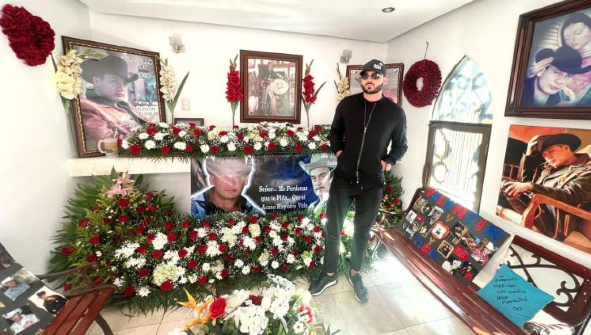Así luce por dentro la tumba de Valentina. Foto: Especial Así luce por dentro la tumba de Valentina. Foto: Especial