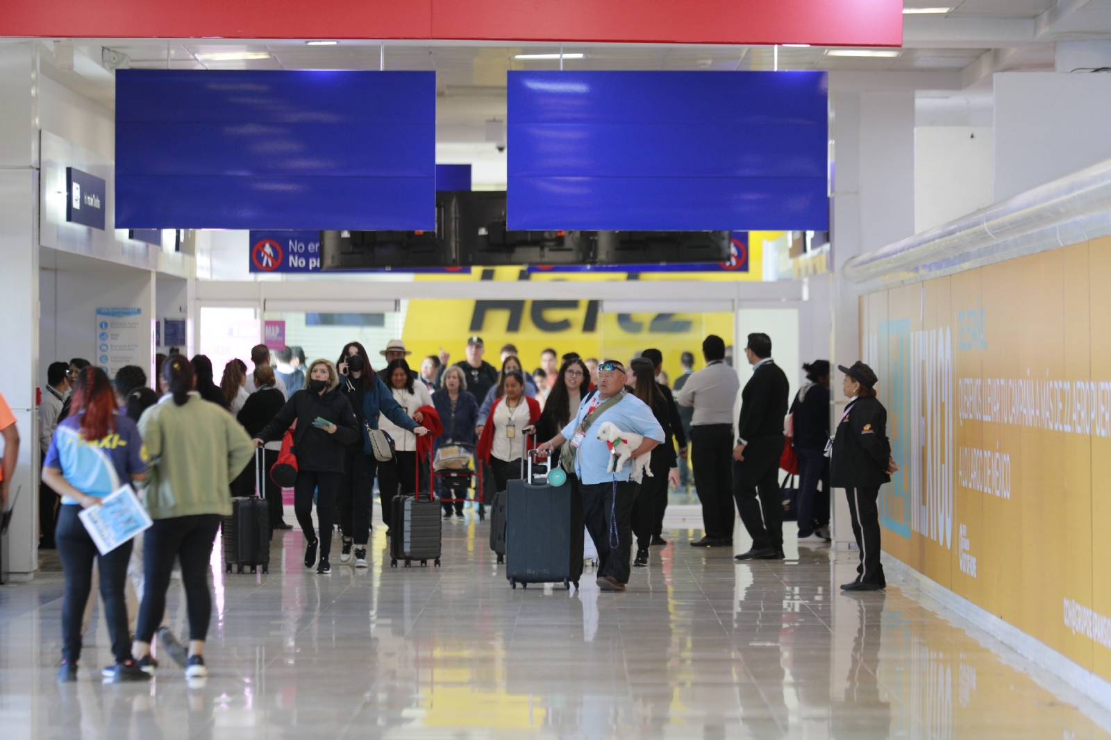 En cuanto a cancelaciones, se contabilizaron dos, una hacia Miami y otra a Ciudad de México.