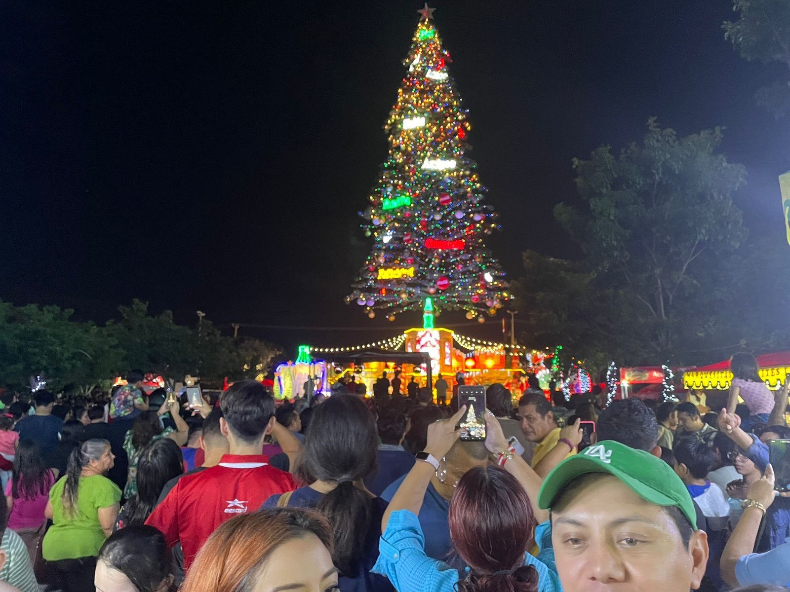 Encendido de árbol en Yucatán