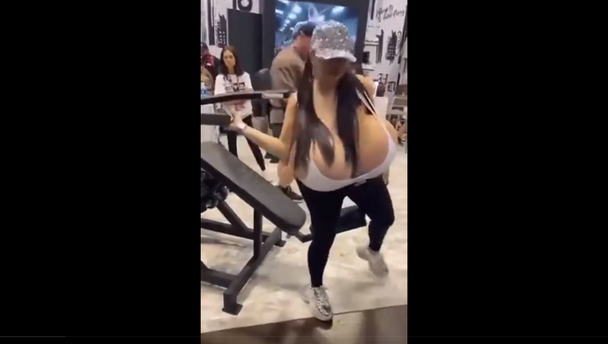 La mujer fue vista en un gym. Foto: Especial