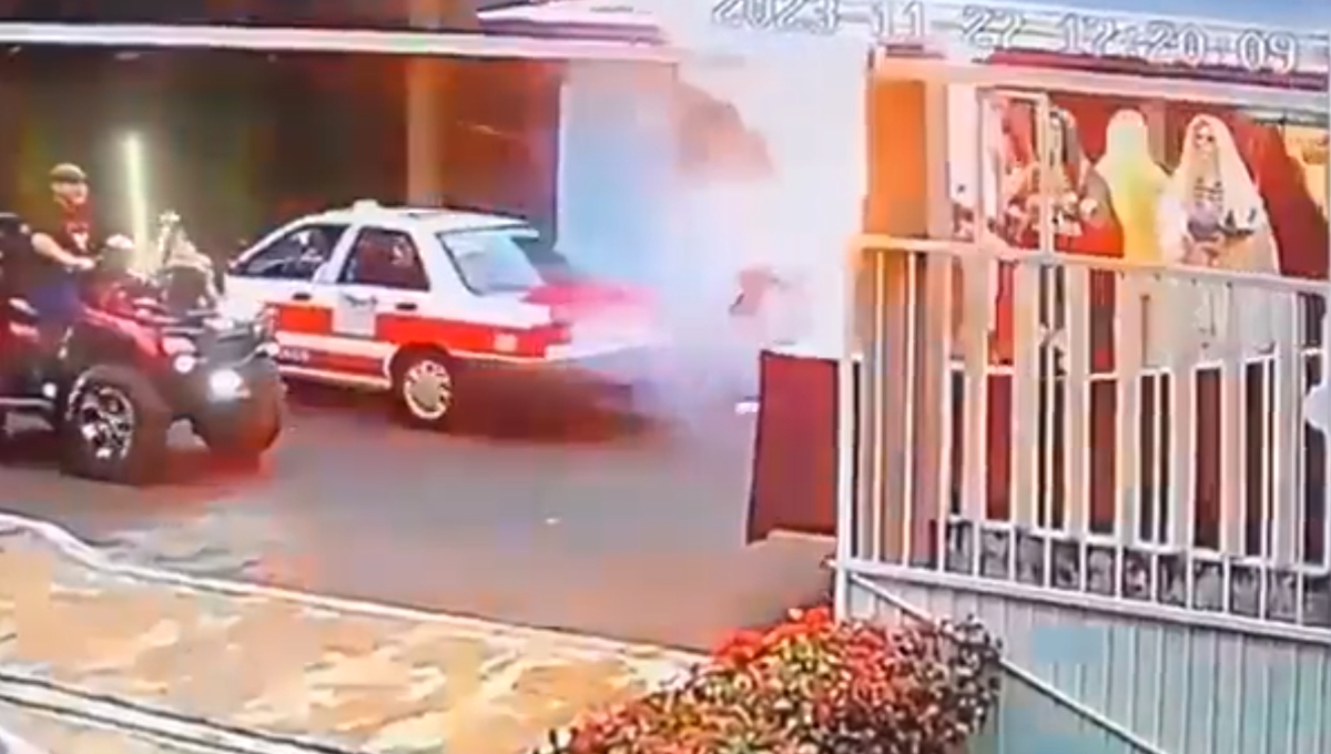 El saldo de la explosión fue de dos personas heridas